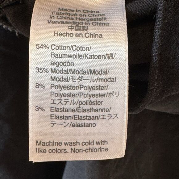 J. Crew 9" High-Rise Black Toothpick Velvet Jeans 29Tall Ankle Super Soft - Picture 12 of 12